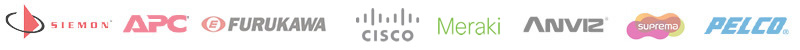 PCHARD Partners: SIEMON - FURUKAWA - CISCO - MERAKI - ANVIZ - SUPREMA - PELCO